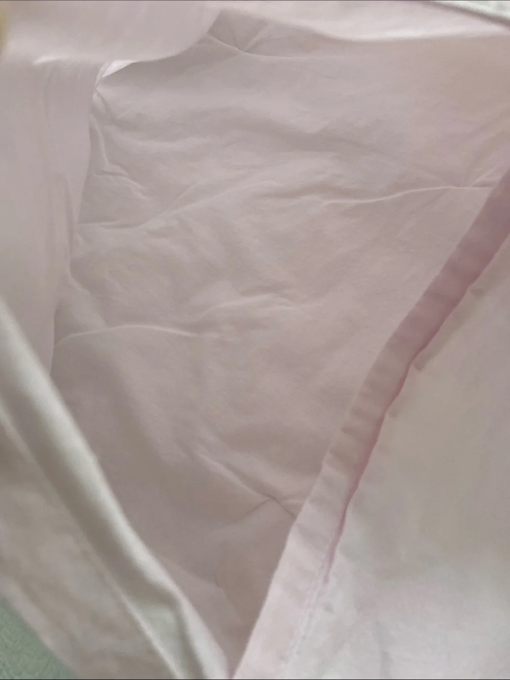 LoveShackFancy Pottery Barn Pale Pink Ruffle Bow Pillowcases Shams (Pair)
